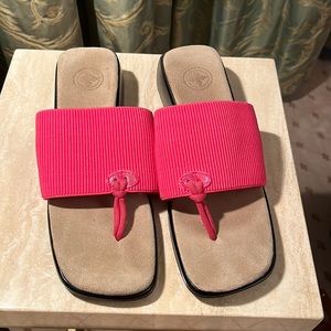 Charleston shoe company pink sandals. size 9
